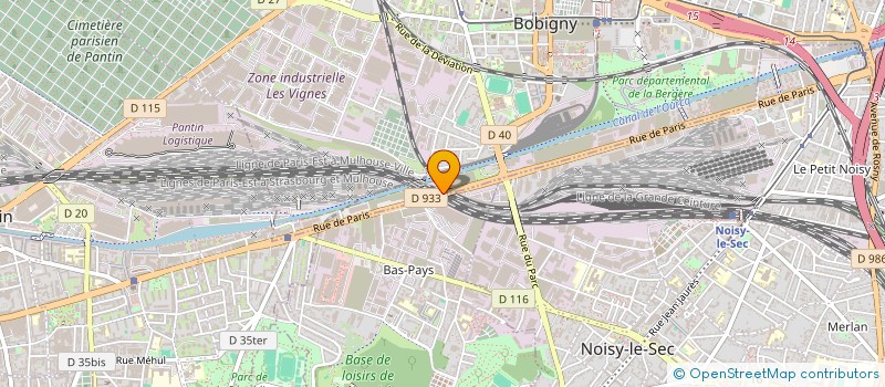 localisation de l'entreprise CANNE SARL à BOBIGNY