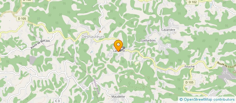 localisation de l'entreprise CANNECT FWI  SAINTE-ANNE