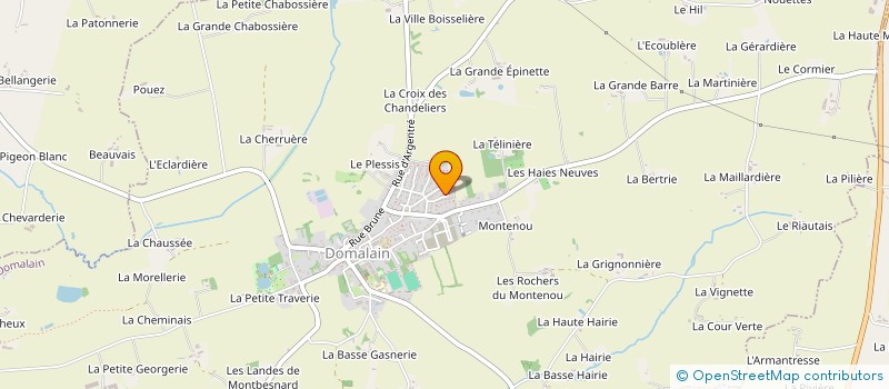 localisation de l'entreprise CANNECU ENTRETIEN  DOMALAIN