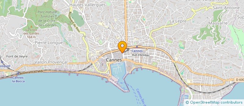 localisation de l'entreprise CANNEDIS à CANNES