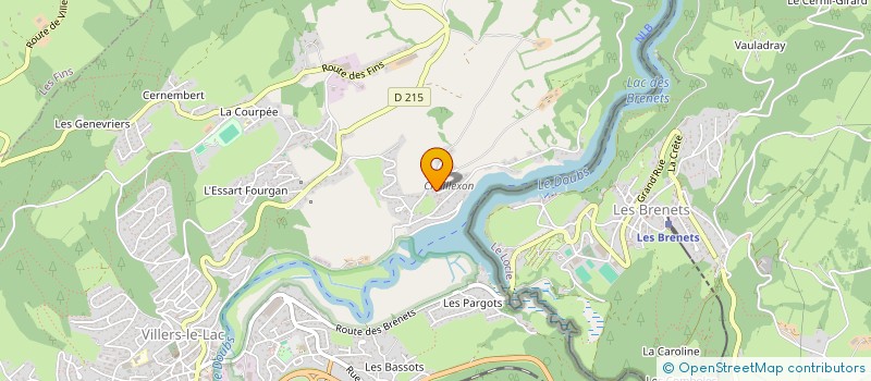 localisation de l'entreprise CANNEL  VILLERS-LE-LAC