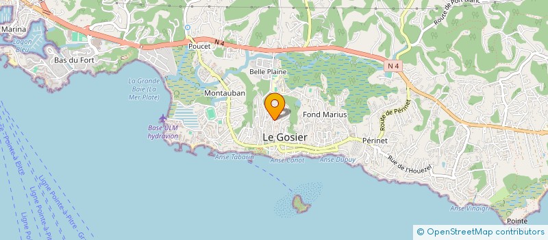 localisation de l'entreprise CANNEL à LE GOSIER