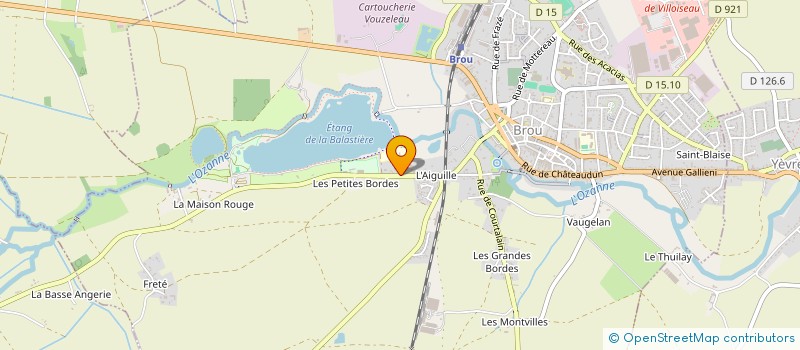 localisation de l'entreprise CANNELLE 151 à BROU