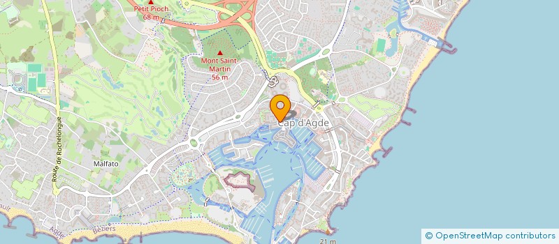 localisation de l'entreprise CANNELLE  AGDE