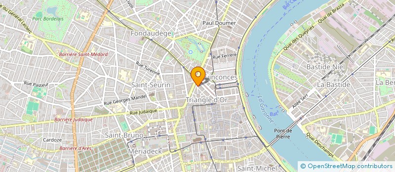 localisation de l'entreprise CANNELLE à BORDEAUX