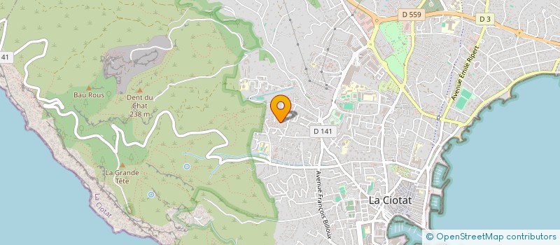 localisation de l'entreprise CANNELLE  LA CIOTAT