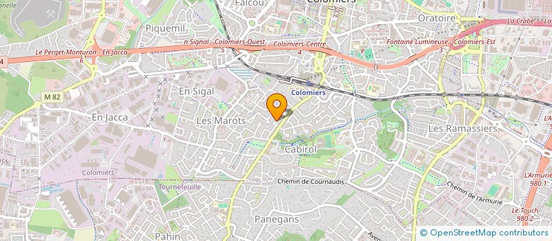 localisation de l'entreprise CANNELLE à COLOMIERS