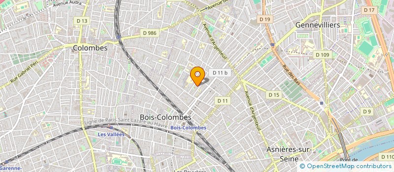 localisation de l'entreprise CANNELLE ORANGE à BOIS-COLOMBES