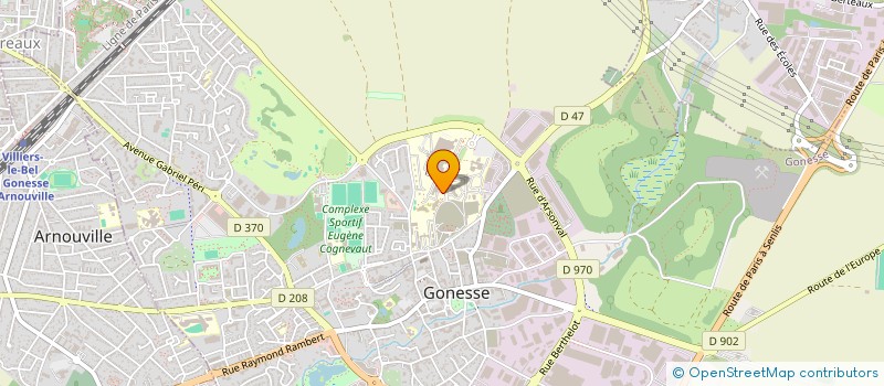 localisation de l'entreprise CANNELLE PATRIMOINE à GONESSE