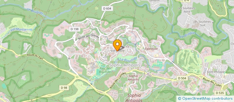 localisation de l'entreprise CANNES AUTO PRESTIGE  VALBONNE