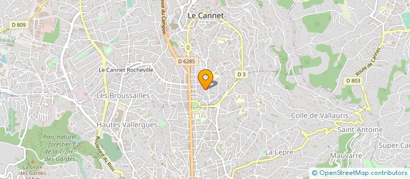 localisation de l'entreprise CANNES AUTO SERVICES à LE CANNET