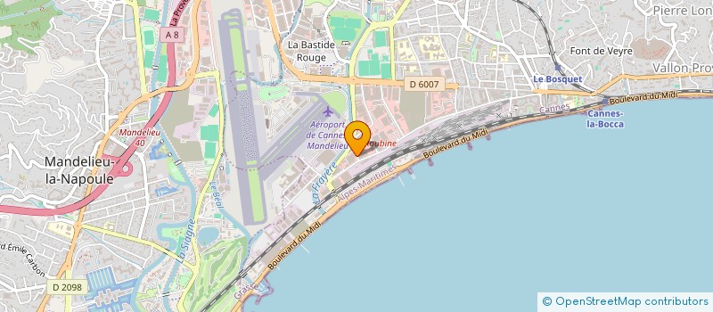 localisation de l'entreprise CANNES AVENTURE  CANNES