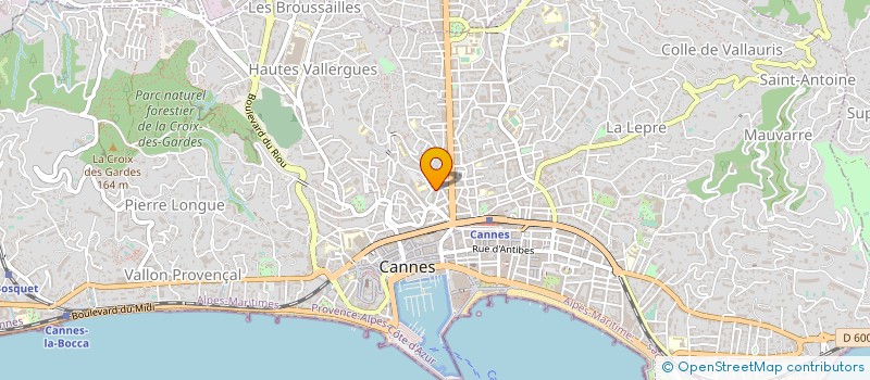 localisation de l'entreprise CANNES CENTER DISTRIBUTION à CANNES