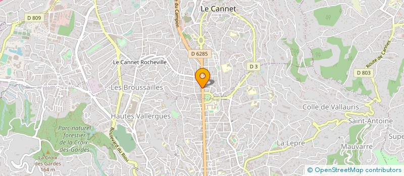 localisation de l'entreprise CANNES CHAMBORD  LE CANNET