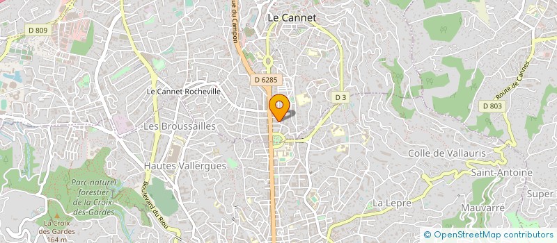 localisation de l'entreprise CANNES CLIMATISATION à LE CANNET