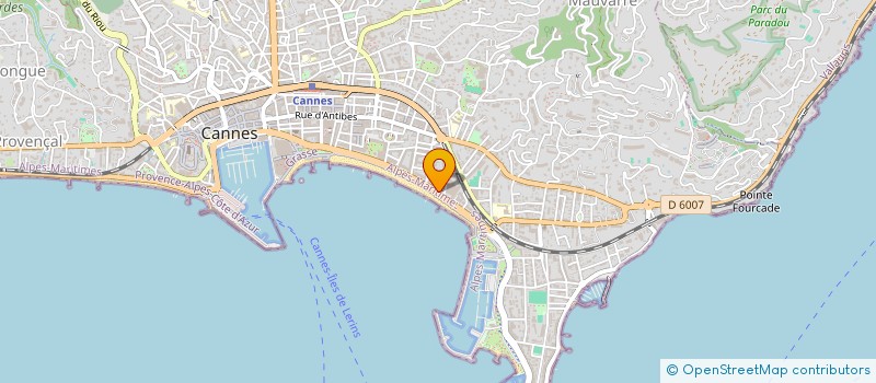 localisation de l'entreprise CANNES CROISETTE  CANNES