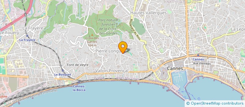 localisation de l'entreprise CANNES-CROISETTE HOLDING  CANNES