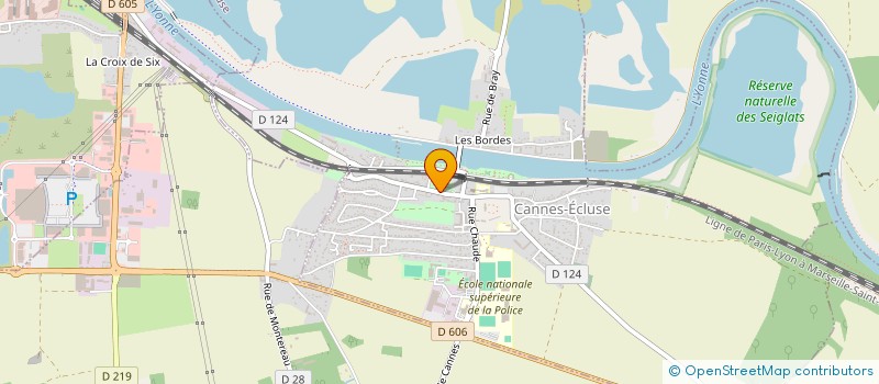 localisation de l'entreprise CANNES ECLUSE JUDO  CANNES-ECLUSE