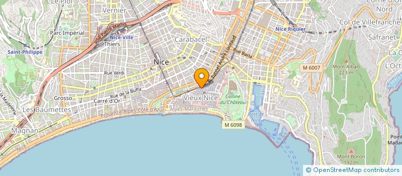 localisation de l'entreprise CANNES ELLE à NICE