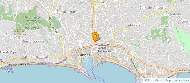 localisation de l'entreprise CANNES ENGLISH SCHOOL à CANNES