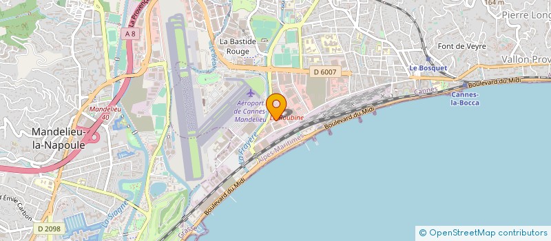 localisation de l'entreprise CANNES EQUIPEMENT HOTELIER à CANNES