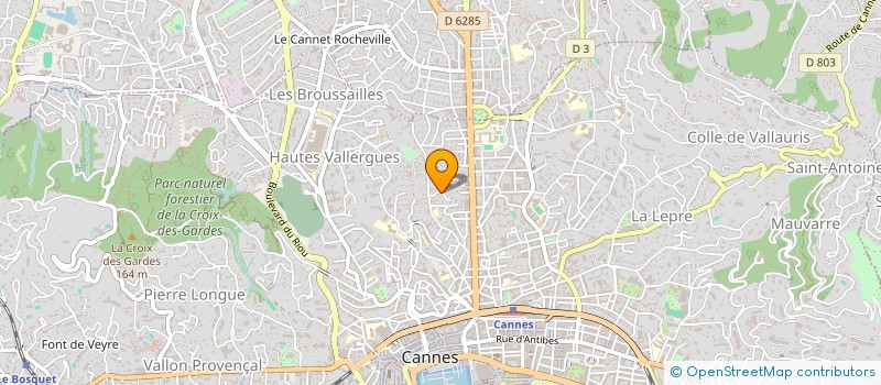 localisation de l'entreprise CANNES GROUPE HISTORIQUES VEHICULES à CANNES