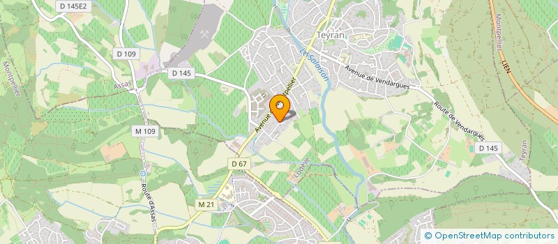 localisation de l'entreprise CANNES INVEST PROPERTIES  TEYRAN