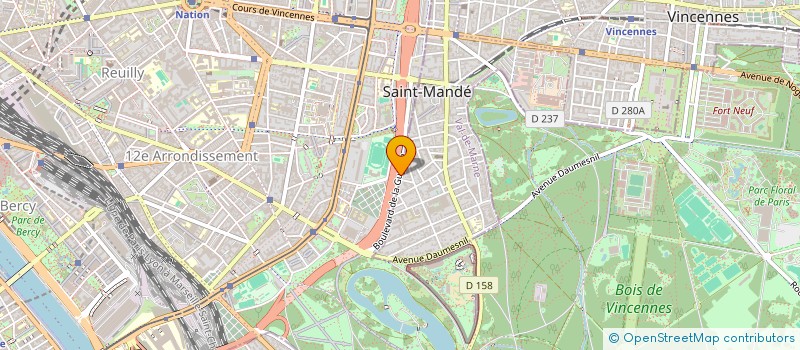 localisation de l'entreprise CANNES INVESTISSEMENT PATRIMOINE à SAINT-MANDE
