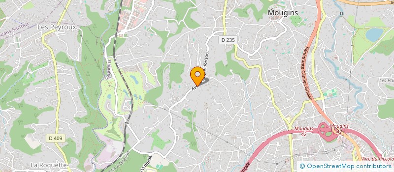 localisation de l'entreprise CANNES INVESTISSEMENTS à MOUGINS
