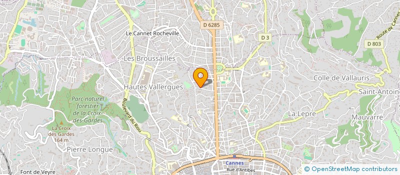 localisation de l'entreprise CANNES JUDO à CANNES
