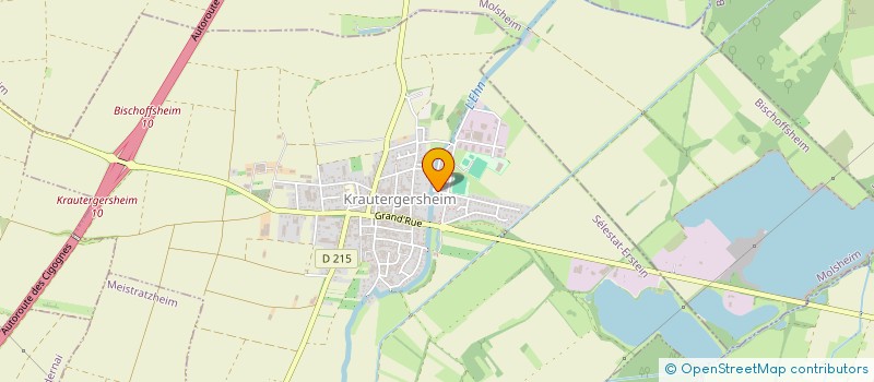 localisation de l'entreprise CANNES LES PLAGES  KRAUTERGERSHEIM