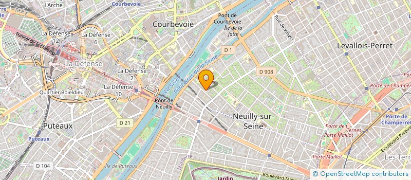 localisation de l'entreprise CANNES LOCA-RENT EVENTS à NEUILLY-SUR-SEINE