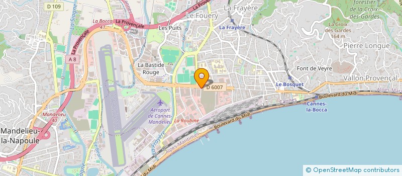 localisation de l'entreprise CANNES LOISIRS à CANNES
