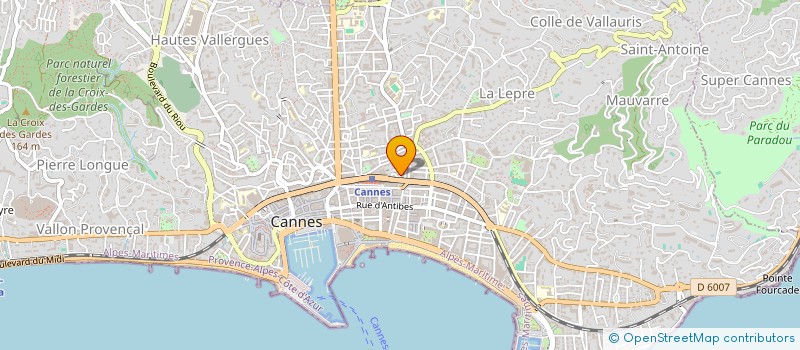 localisation de l'entreprise CANNES LUMIERE ET FILS à CANNES