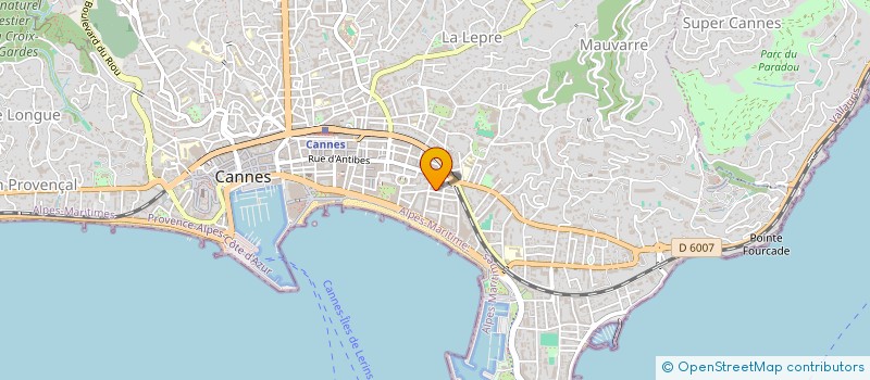 localisation de l'entreprise CANNES LUX CARS à CANNES