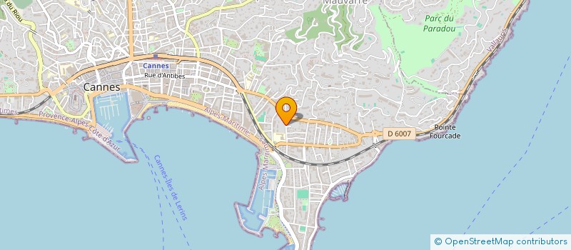 localisation de l'entreprise CANNES PELOTE BASQUE à CANNES