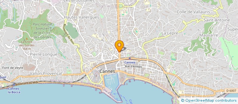 localisation de l'entreprise CANNES PUBLICATIONS à CANNES