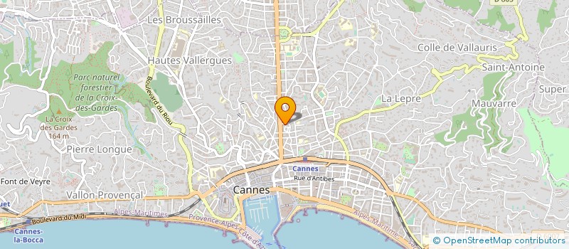 localisation de l'entreprise CANNES RIVIERA EVENTS à CANNES