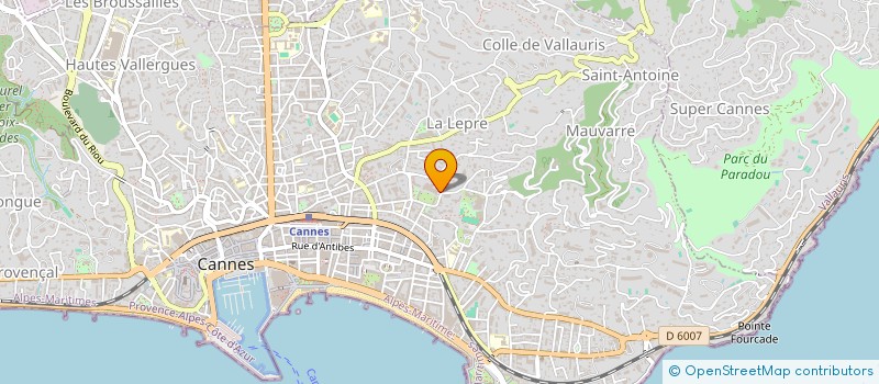 localisation de l'entreprise CANNES SECURITE à CANNES