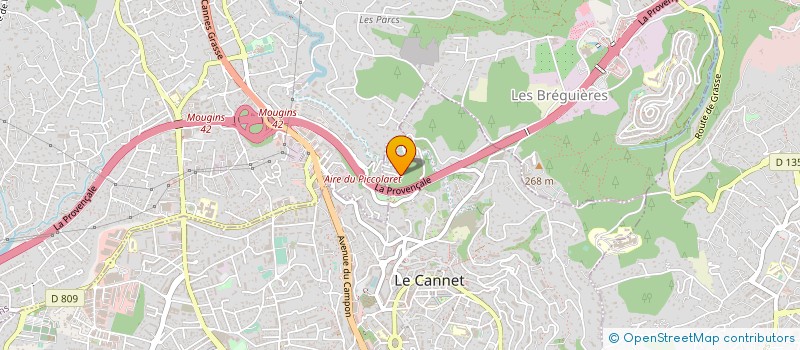 localisation de l'entreprise CANNES TV à LE CANNET