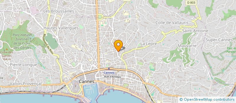 localisation de l'entreprise CANNESPRADO  CANNES