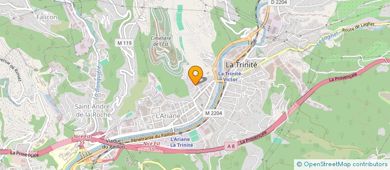 localisation de l'entreprise CANNET INVESTISSEMENT  NICE