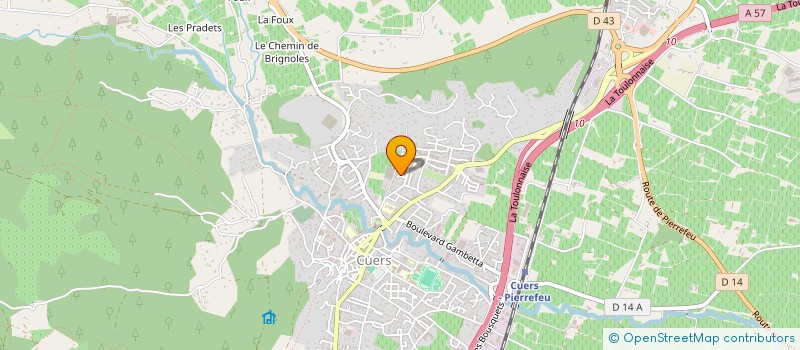 localisation de l'entreprise CANNIZZARO  CUERS