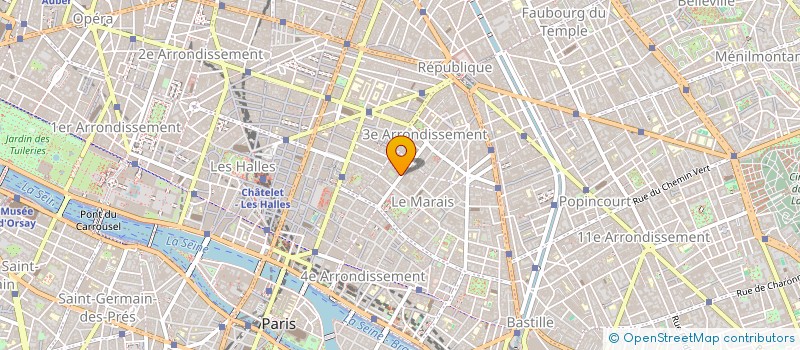 localisation de l'entreprise CANNNONE à PARIS