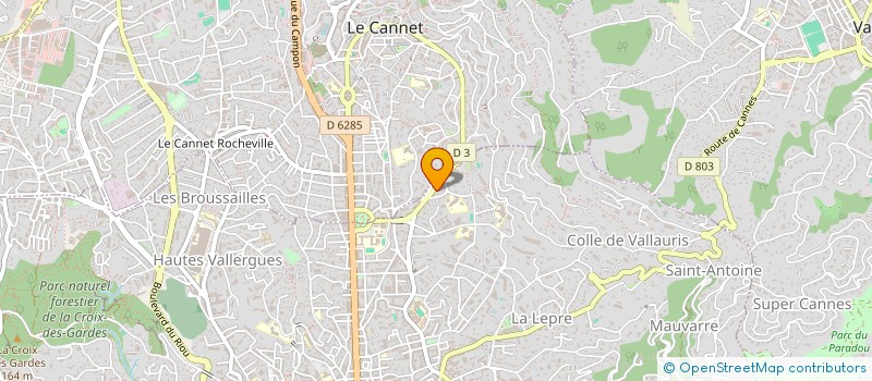 localisation de l'entreprise CANNOISE DE BATIMENT à CANNES