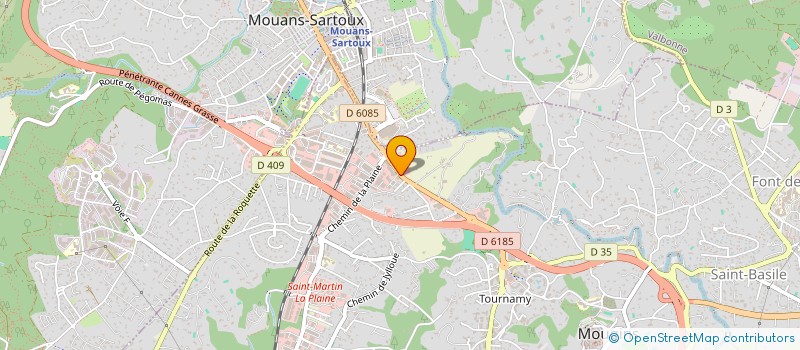localisation de l'entreprise CANNOISE MODERN ELECTRIC à MOUGINS