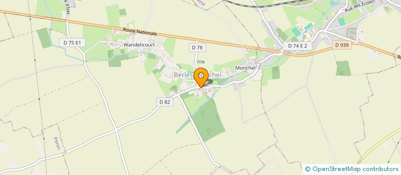 localisation de l'entreprise CANO 2  BERLES-MONCHEL