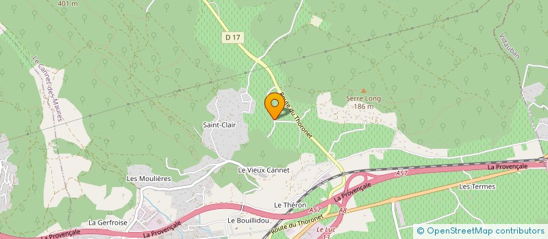 localisation de l'entreprise CANO  LE CANNET-DES-MAURES