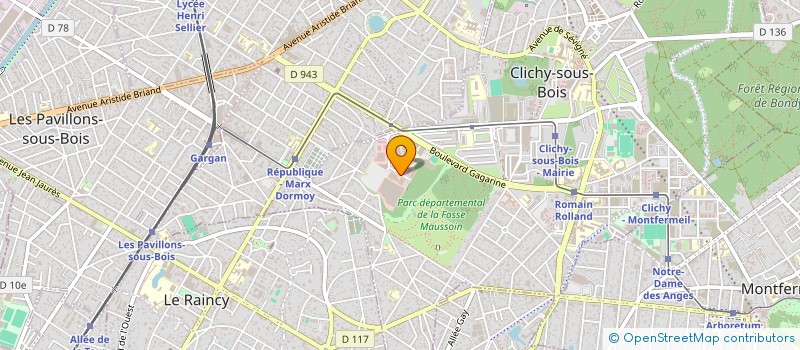 localisation de l'entreprise CANO FRERES à CLICHY-SOUS-BOIS