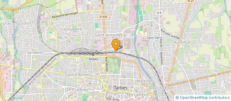localisation de l'entreprise CANO OPTIQUE à TARBES